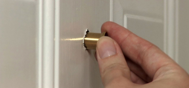peephole door repair in Apple Valley